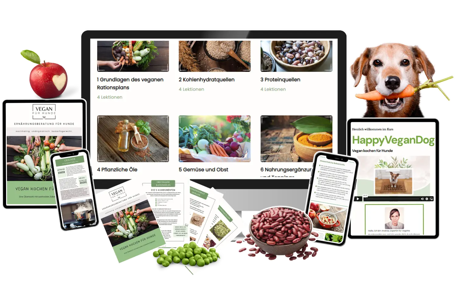 Vegan für Hunde - Dein Onlinekurs zur veganen Hundeernährung