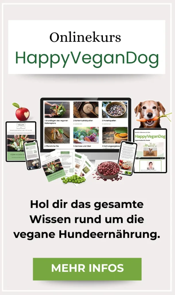 Kennst du schon den Onlinekurs HappyVeganDog?