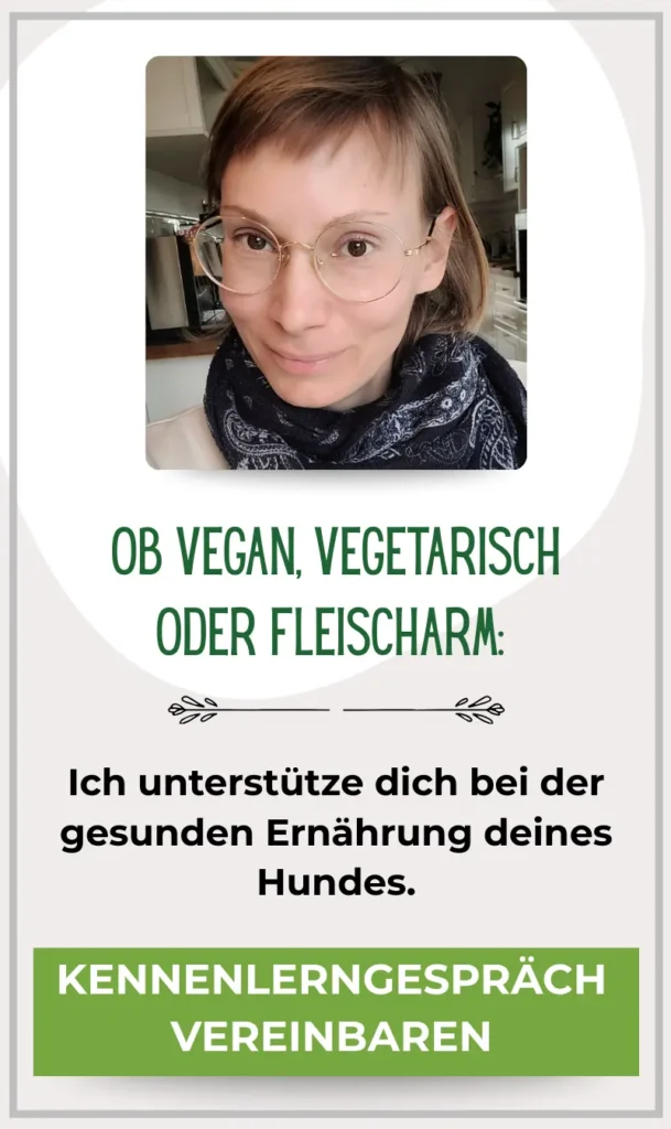 Ich unterstütze dich bei der gesunden Ernährung deines Hundes.